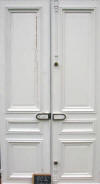 portes hausmann  3 panneaux, grand cadre double face