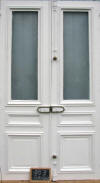 doubles portes vitrees à 3 panneaux