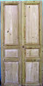 2 portes anciennes à 3 panneaux