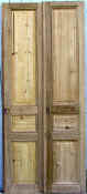 2 portes anciennes à 3 panneaux